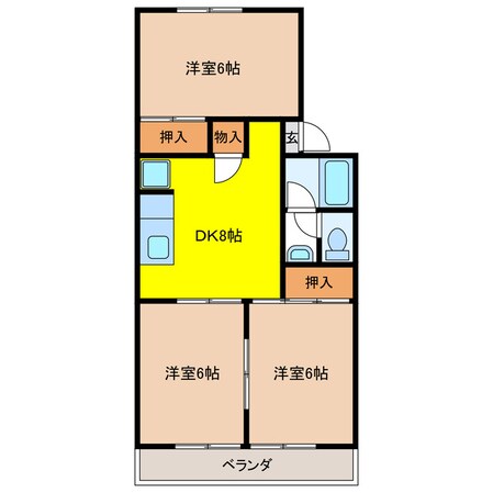 メゾン高羽の物件間取画像